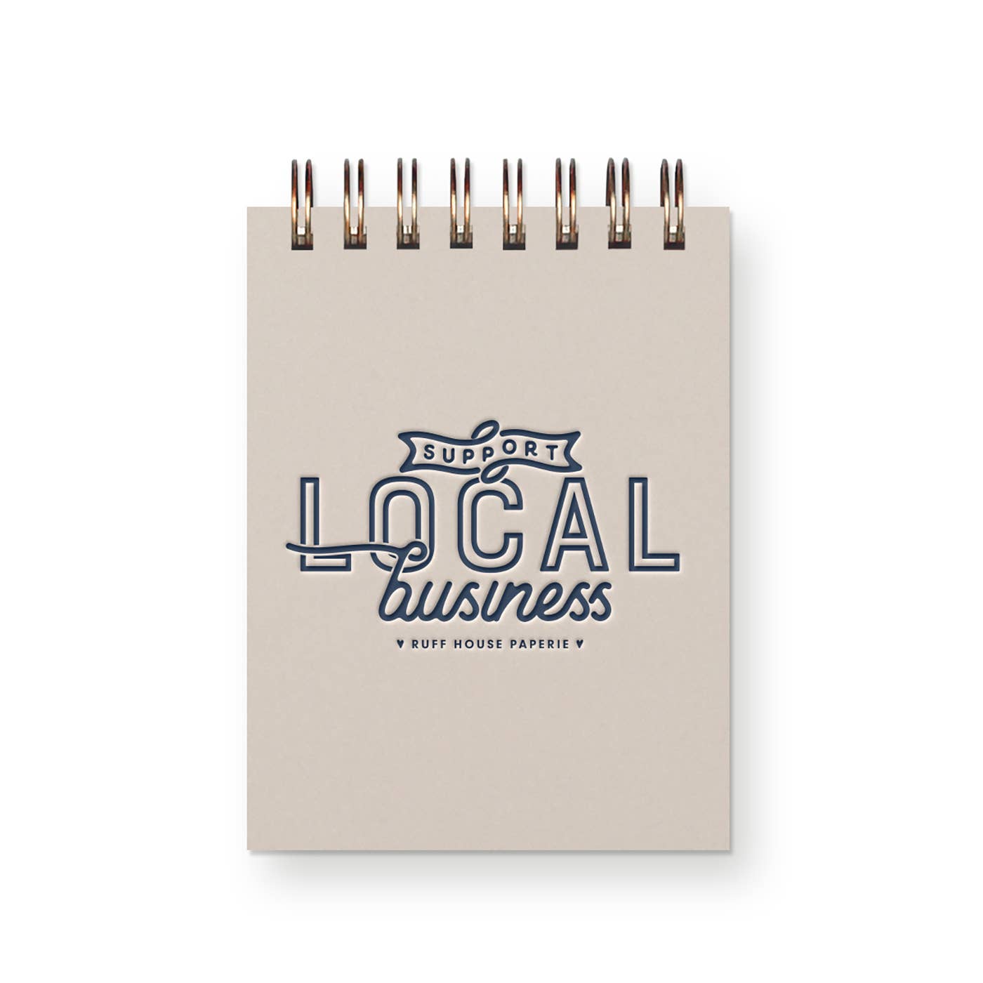 Custom Support Local Business mini jotter notebook collection