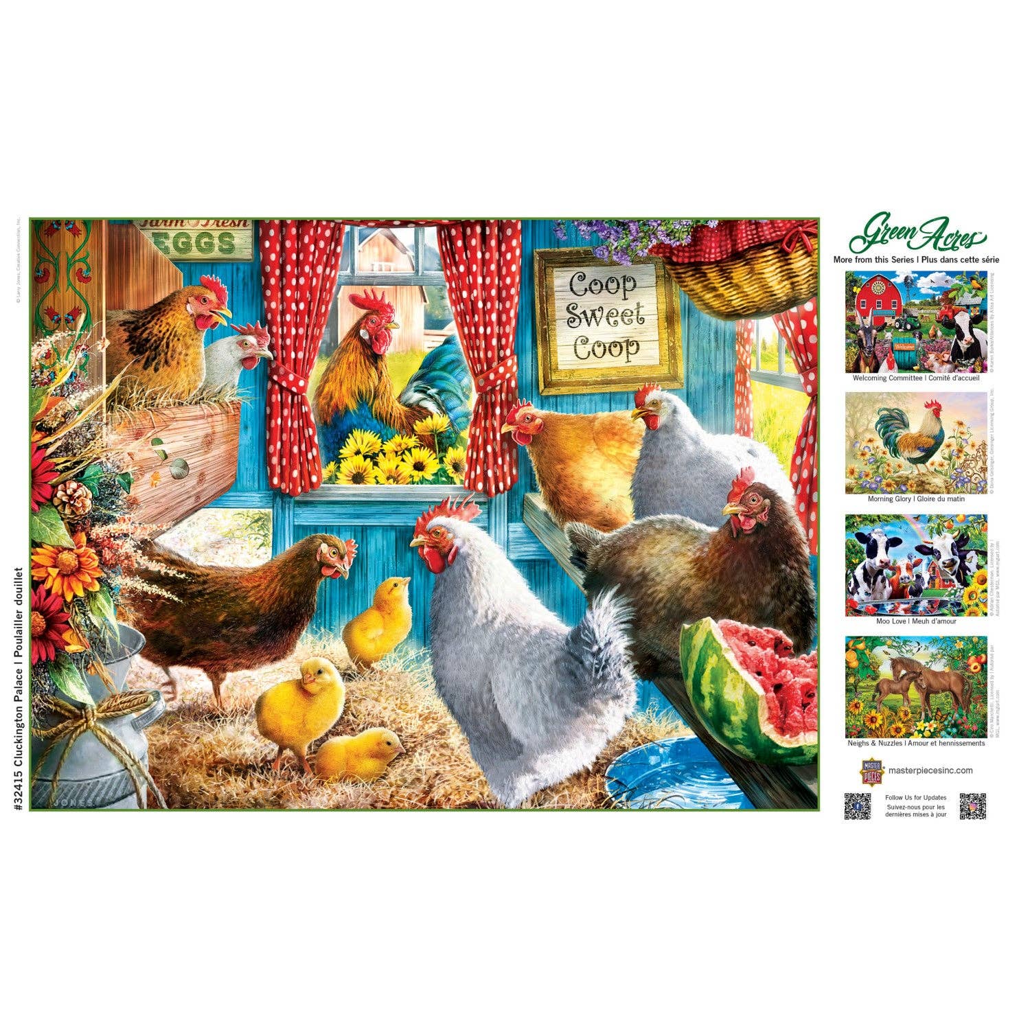 Green Acres - Cluckington Palace 300 Piece EZ Grip Puzzle