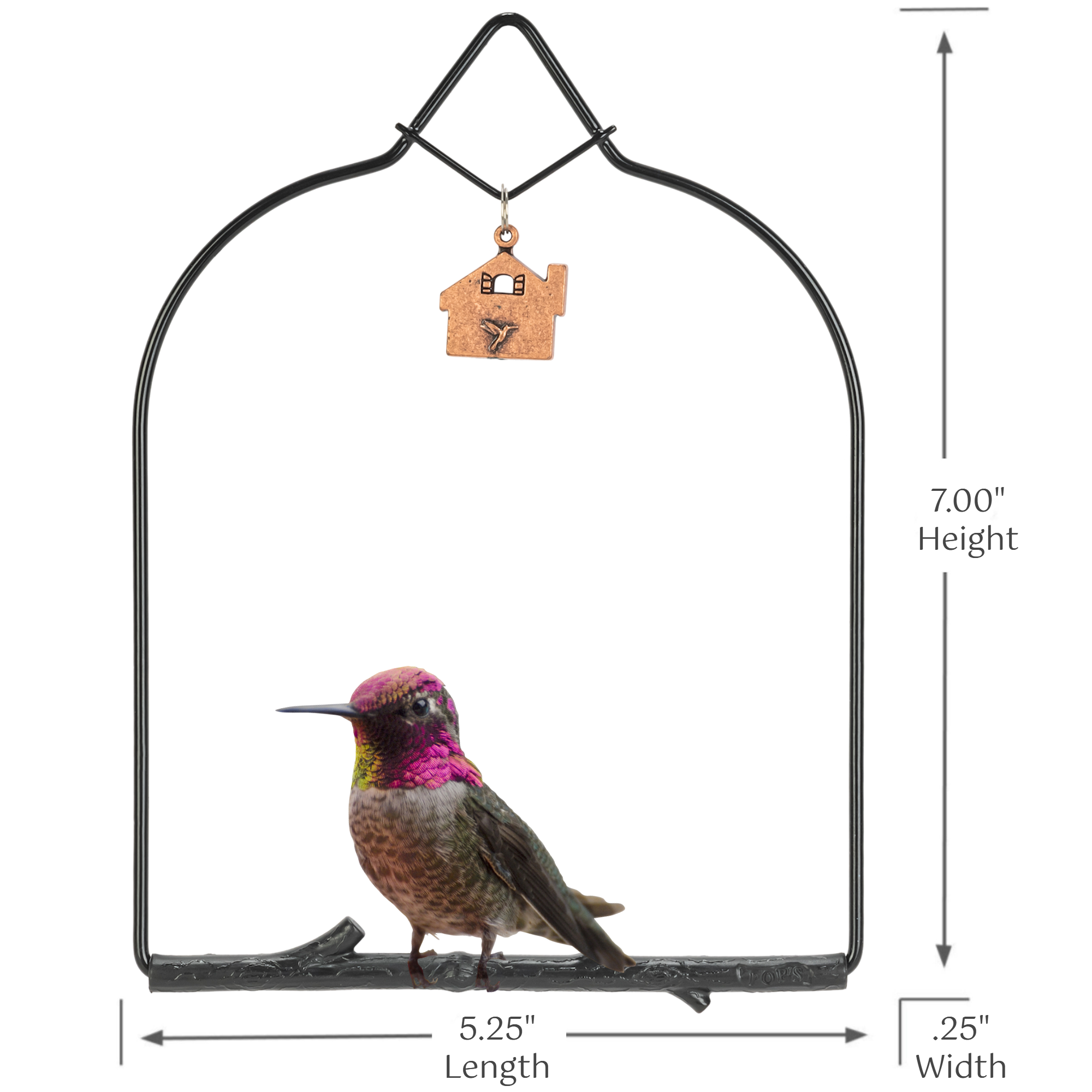 Hummingbird Swing, Charm Assorted Colors