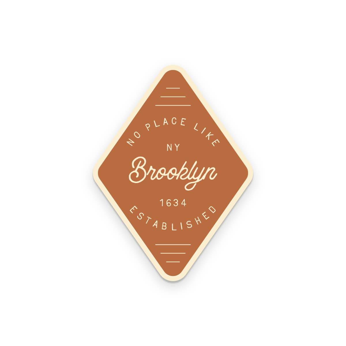 Custom City No Place Like vinyl sticker color option
