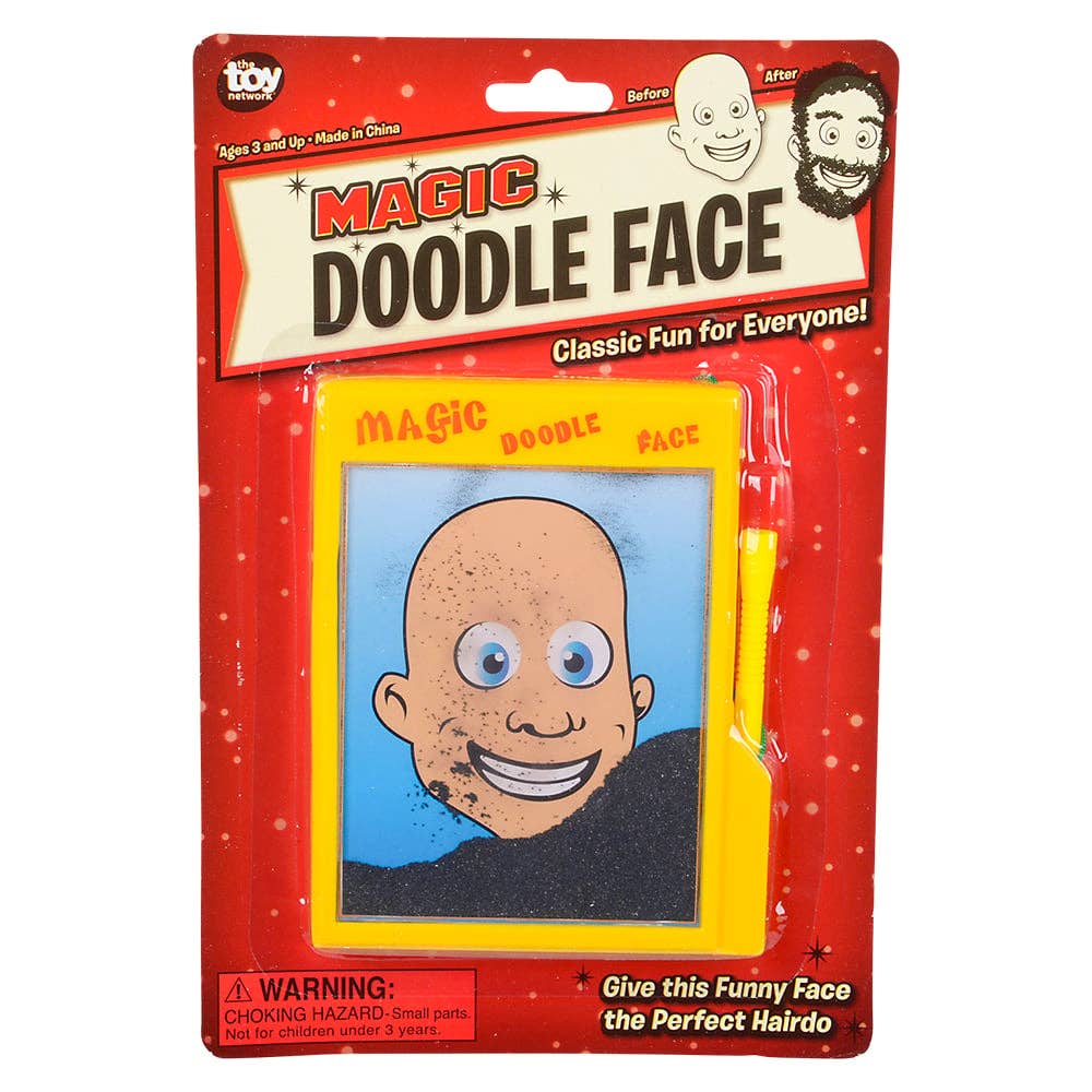 LLB Doodle Face magnetic drawing toy 5x6 inch