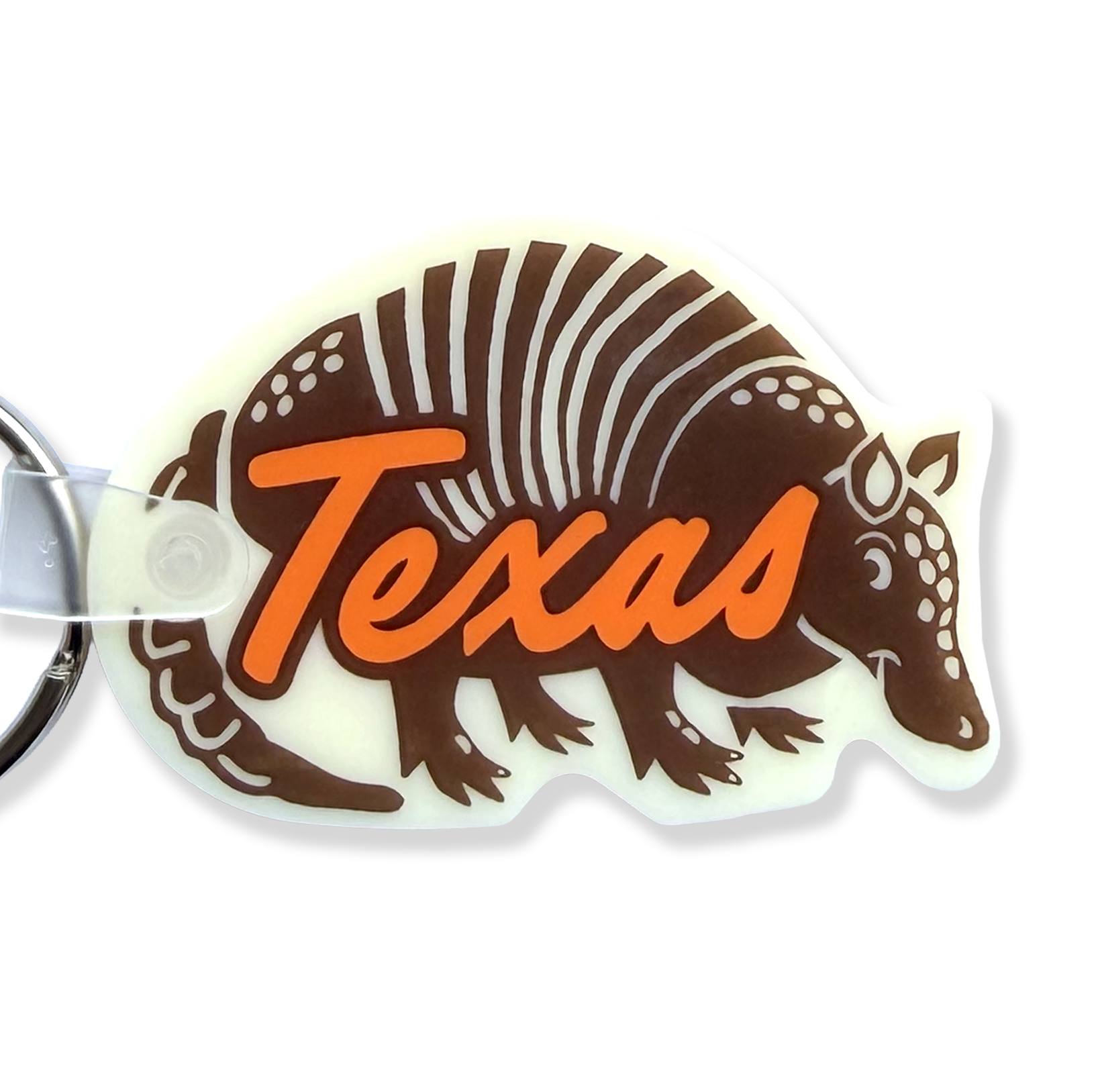 Texas Armadillo Keychain