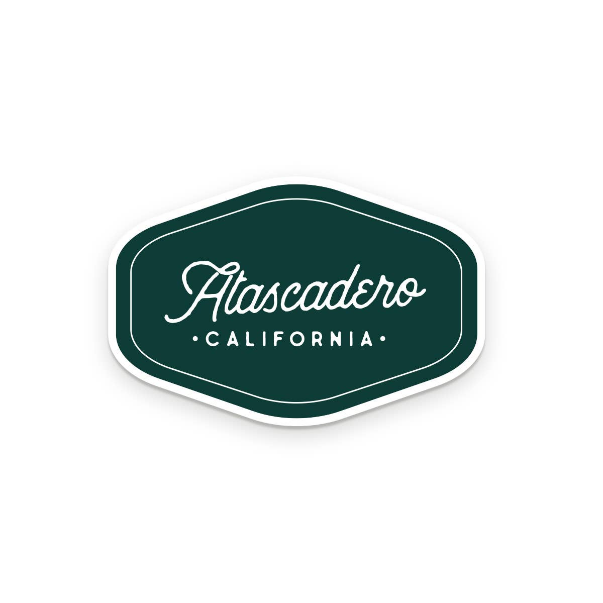Custom City Script Sticker style example