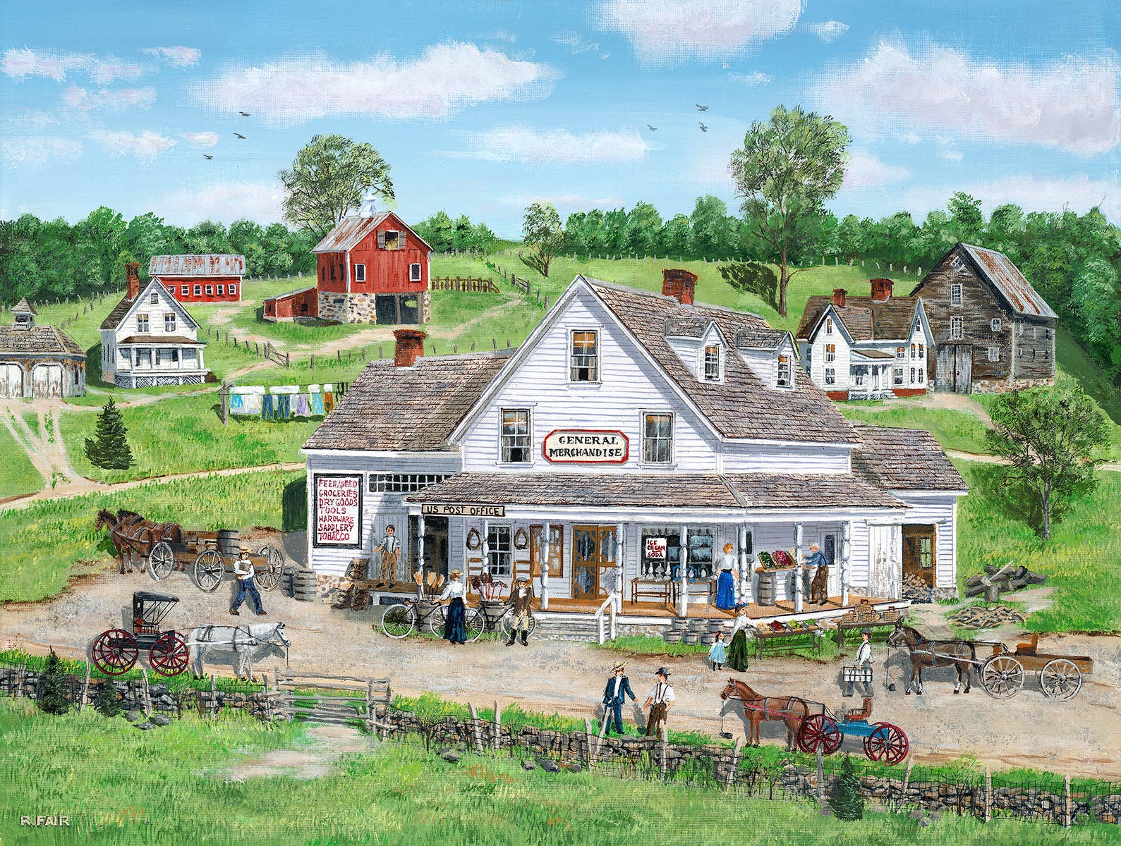 1118 Rural Commerce 500 pc Puzzle