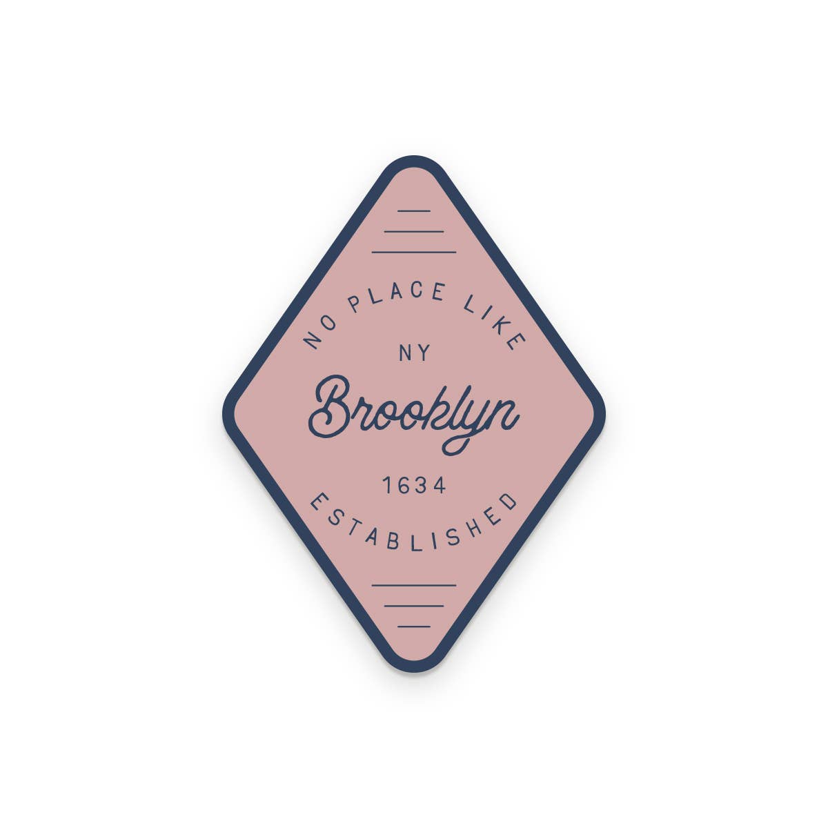 Custom City No Place Like Vinyl Sticker