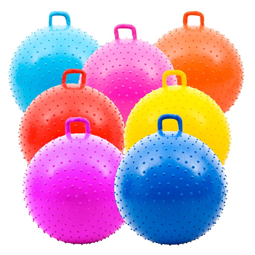 36" KNOBBY BALL W/HANDLE (10/cs) LLB kids toys