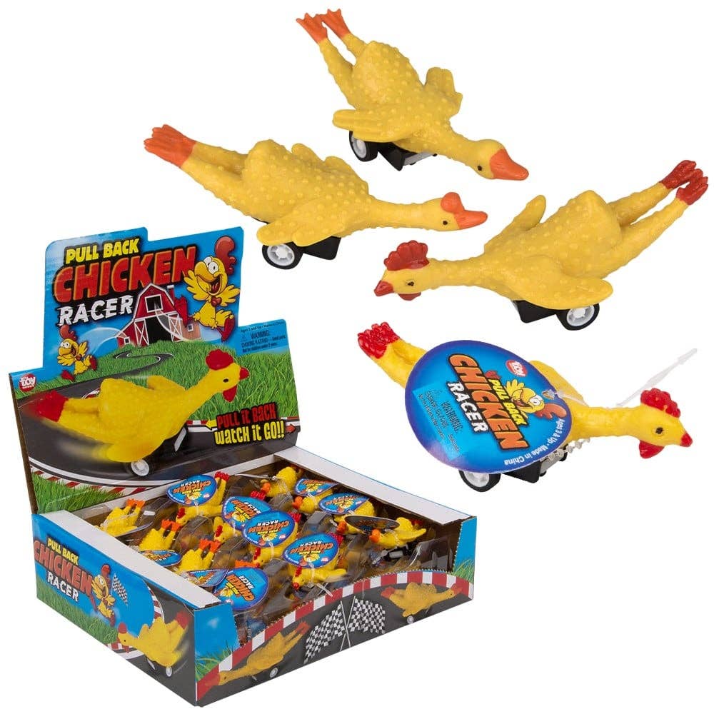 LLB 3 inch pull back chicken toy