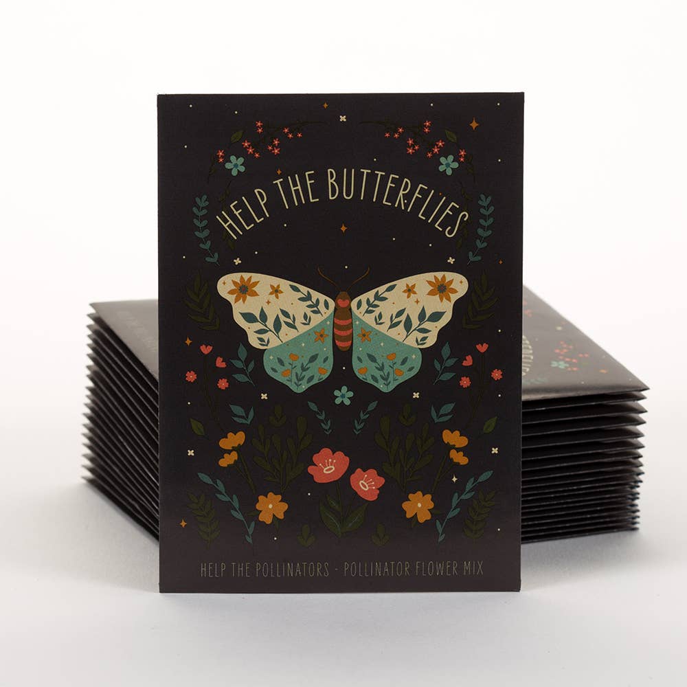 Bentley Seed Co. - Help Butterflies Help Pollinators Wildflower Seed Packets