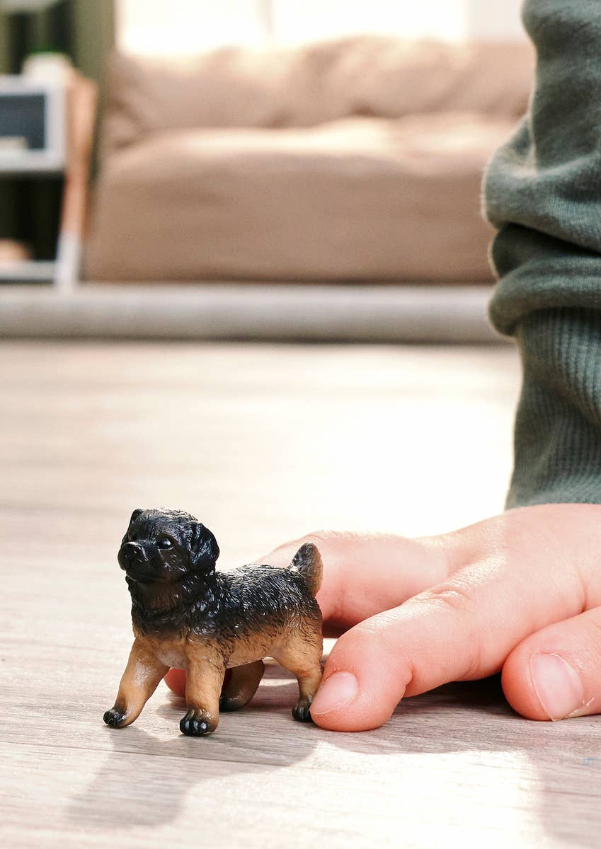 German shepherd puppy Animal Toy Figurine