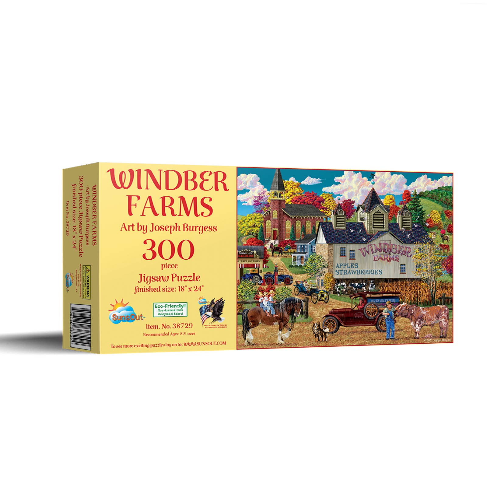 Windber Farms 300 piece puzzle box back