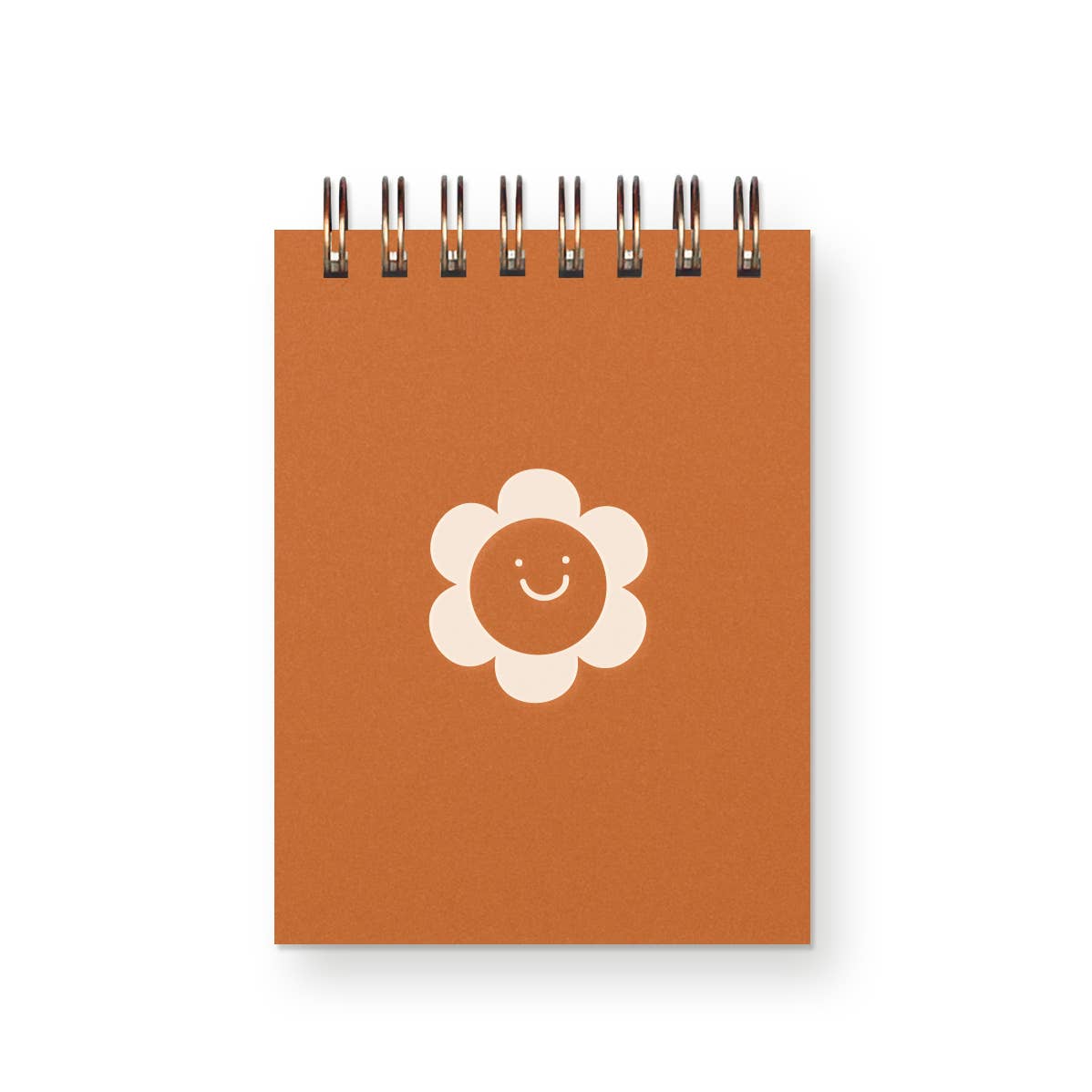 Smiling Flower mini jotter notebook with floral cover