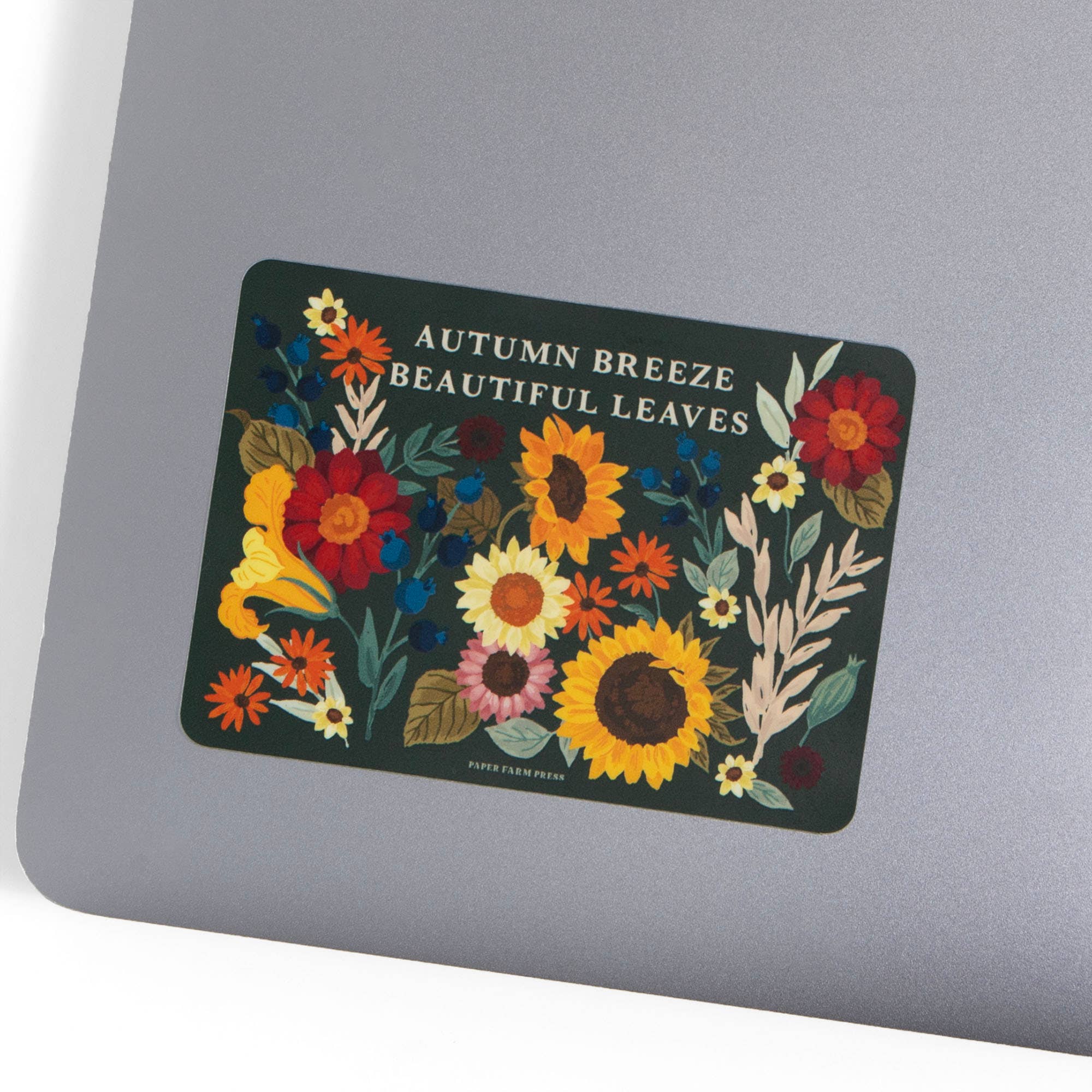 Autumn Breeze Beautiful Leaves Decal Sticker