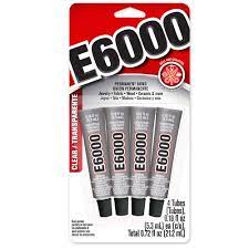 E6000 Clear 4 Pack
