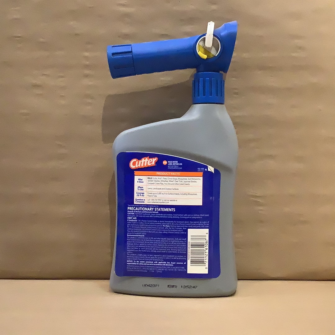Cutter Backyard Bug Control Spray- 1qt.