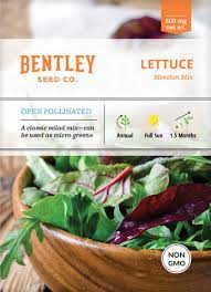 Bentley Seed Co. - Vegetable Seed Packets