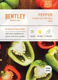 Bentley Seed Co. - Vegetable Seed Packets