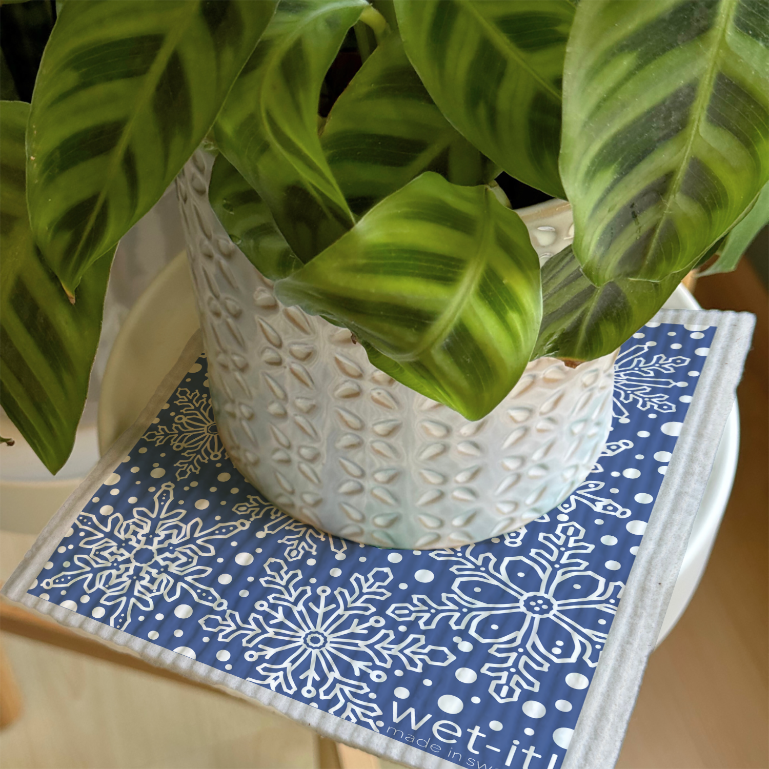 Winter Day Blue Swedish Cloth