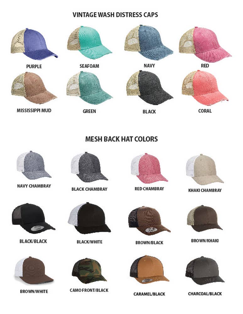 White Tail Shed customizable leather patch hat back view