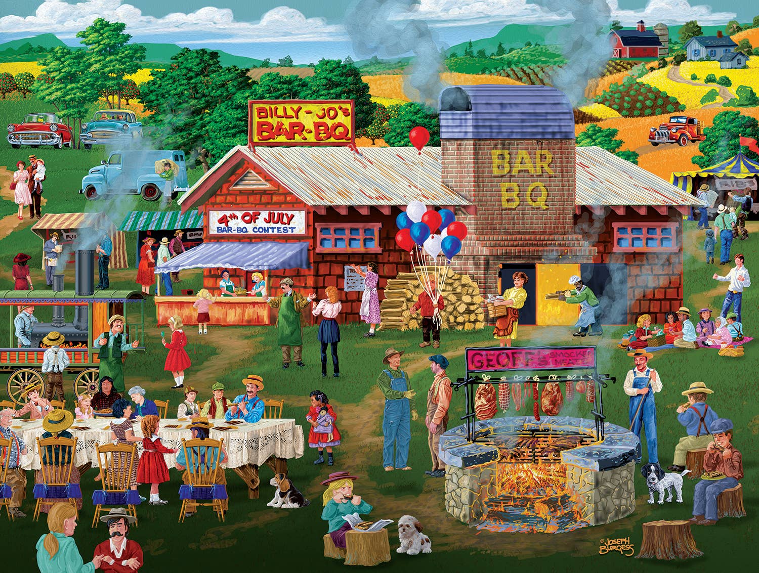 0348 Billy Jo's BBQ 300 pc Puzzle