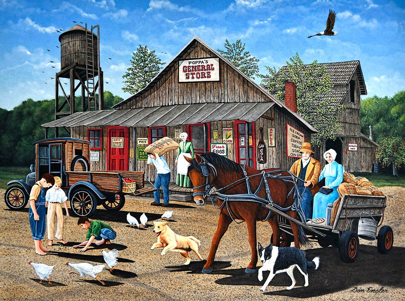 0699 Poppa's Farm Store 1000 pc Puzzle