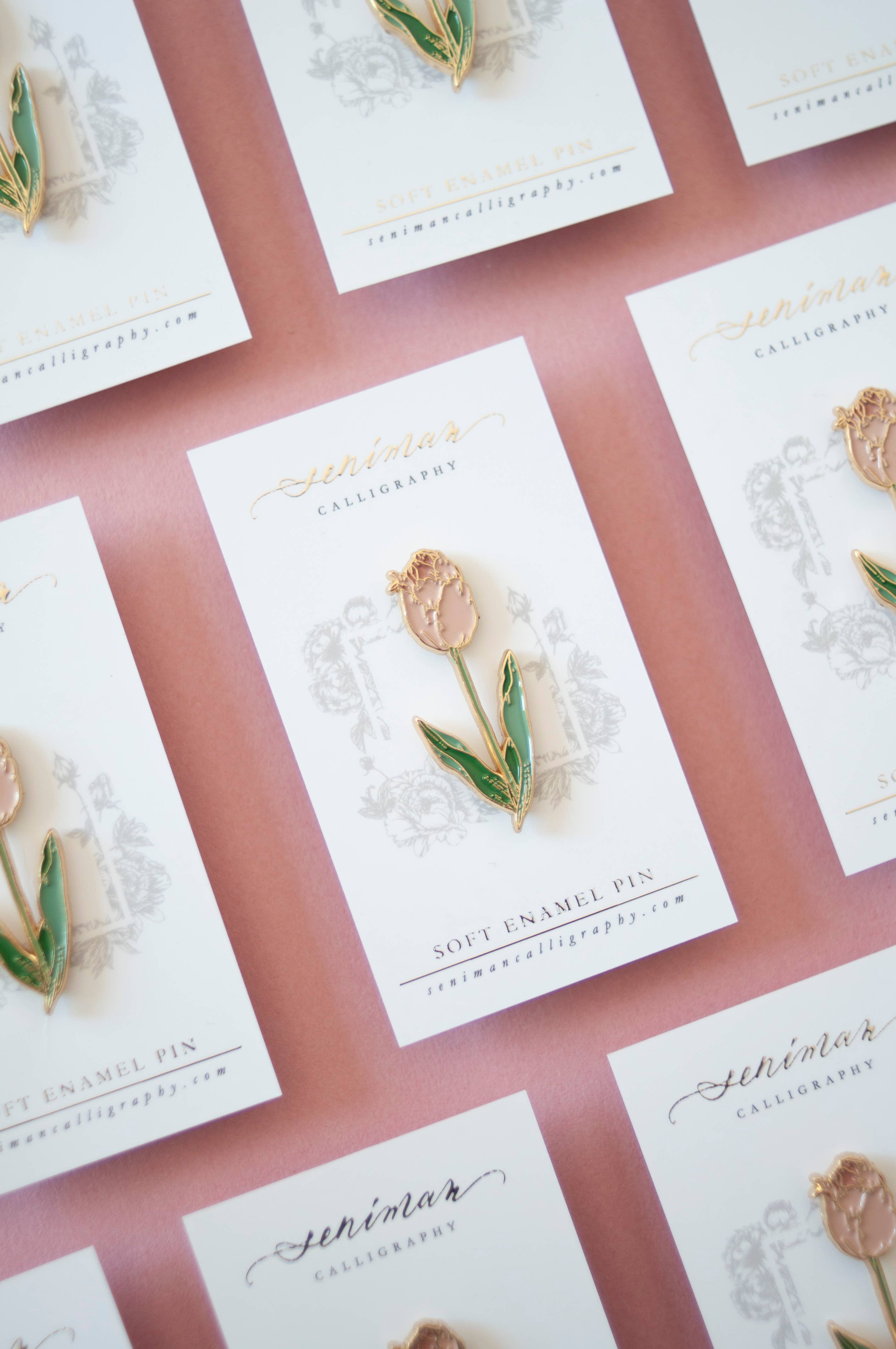 Tulips Enamel Pin