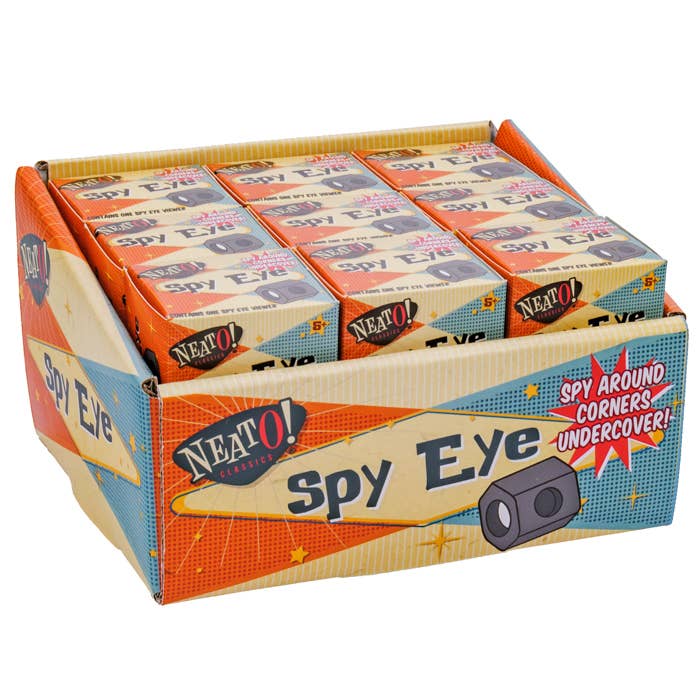 Neato! Spy Eye retro gag gift packaging back