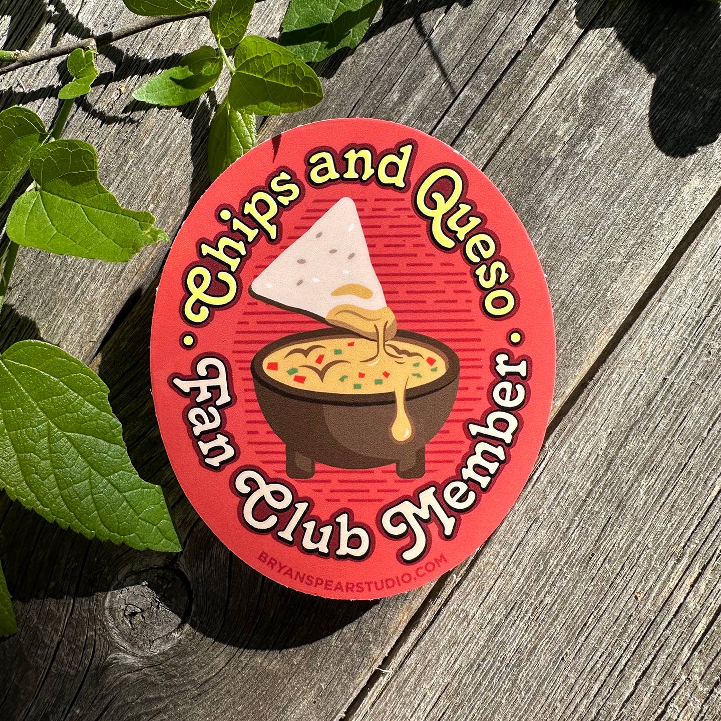 Chips & Queso Fan Club Sticker