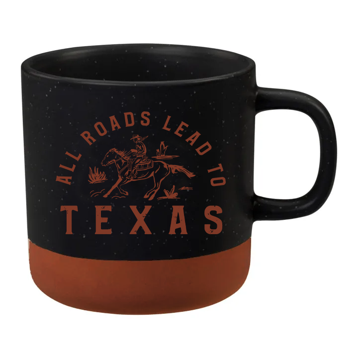 All Roads Lead To Texas - Speckled Mug 