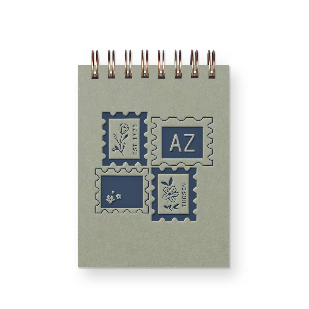 Custom City Stamp Mini Jotter Notebook