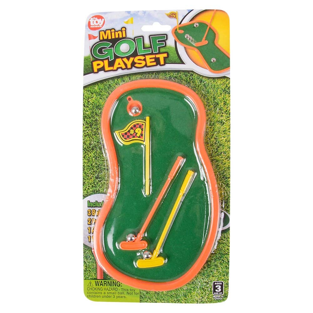 LLB mini golf putting green kids toy set