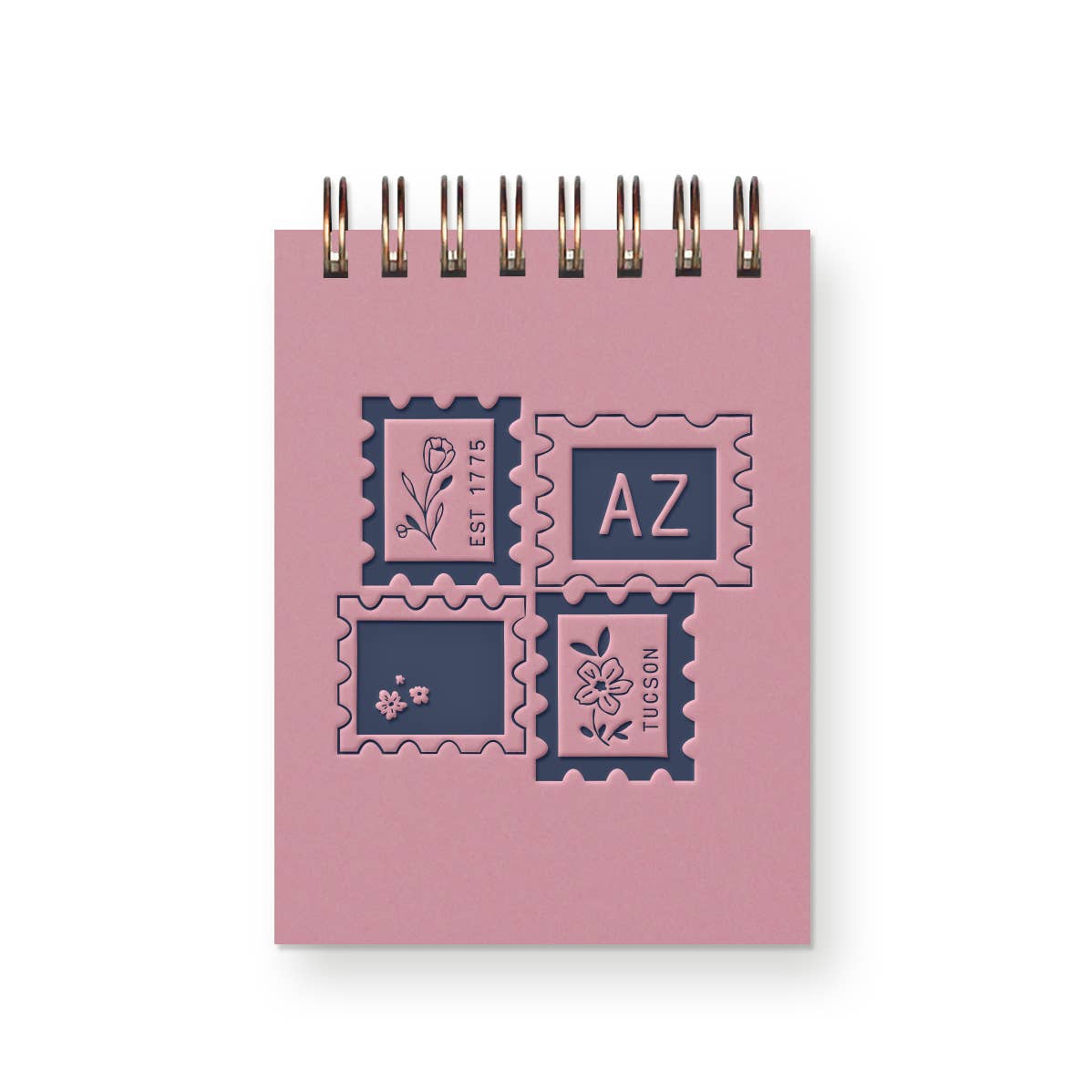 Custom City Stamp Mini Jotter Notebook