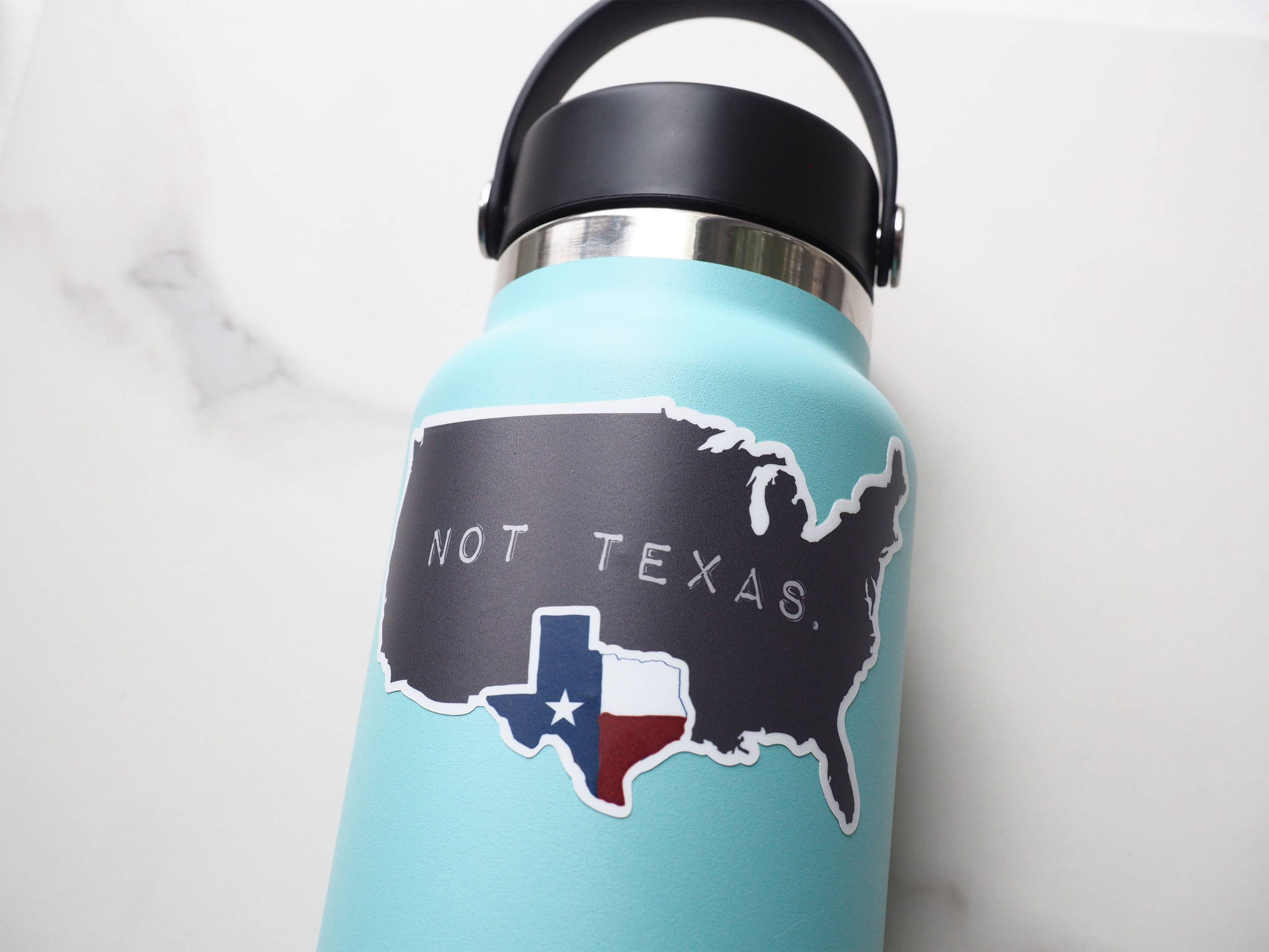 Texas, Not Texas Sticker, Funny TX Decal