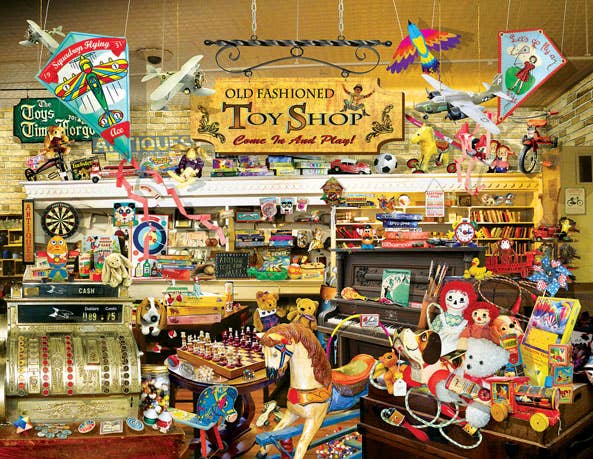 0629 An Old Fashioned Toy Shop 1000+ pc Puzzle