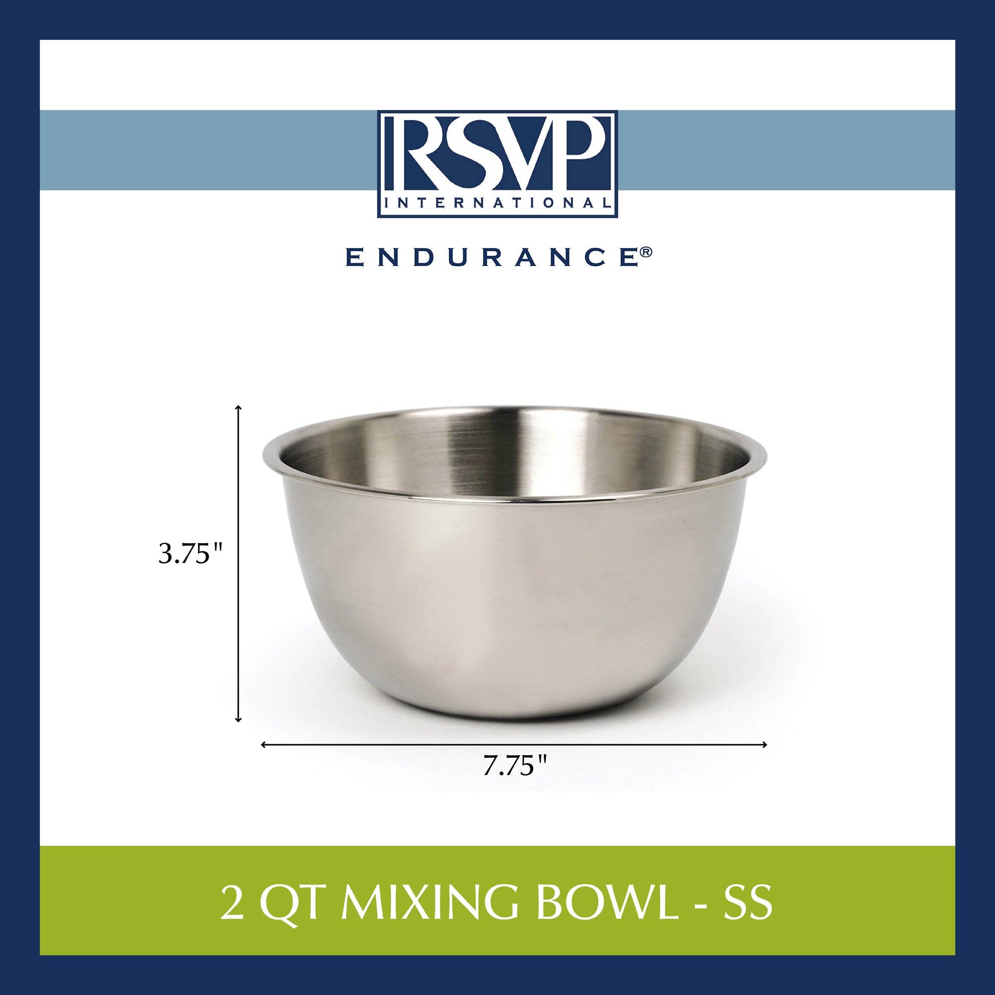 2 Qt Mixing Bowl - Stainless Steel