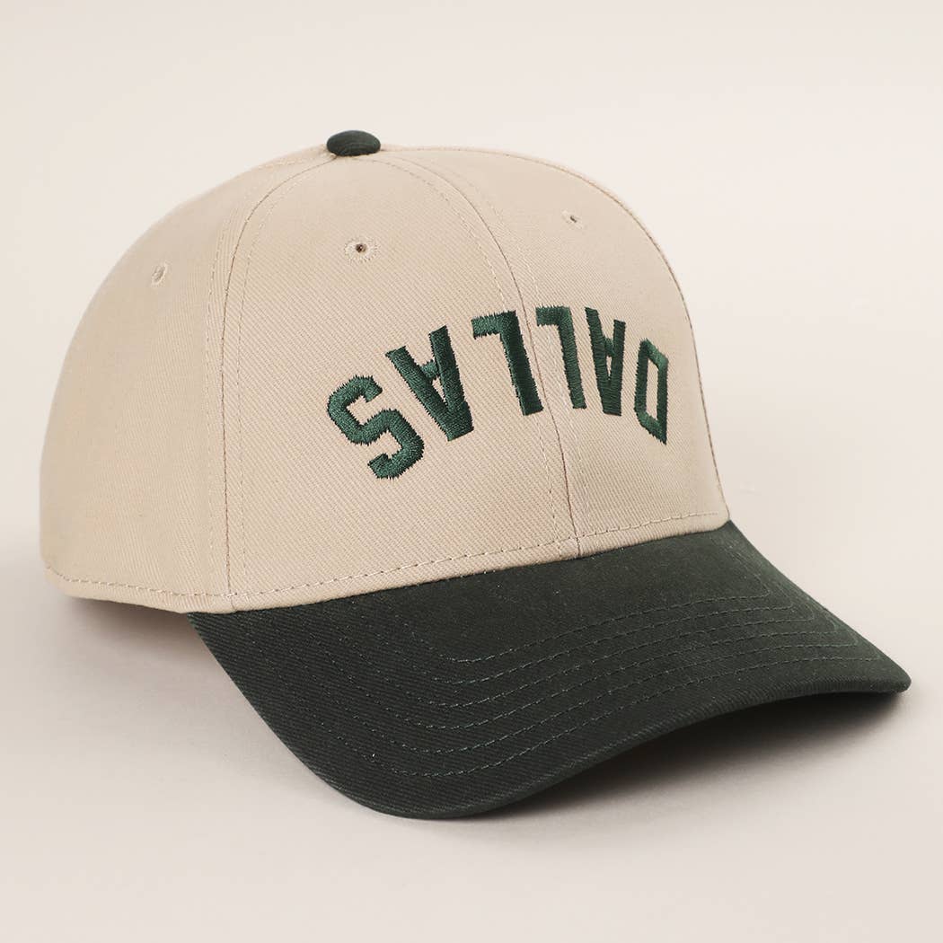 Custom embroidered OTTO 6 panel baseball cap variant