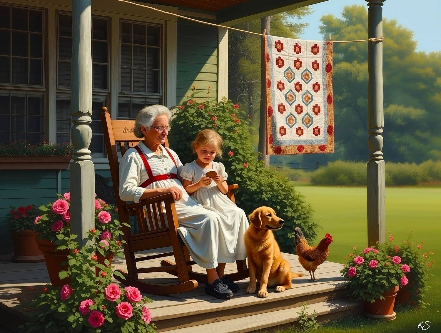 0897 Cookies with Granny 300 pc Puzzle