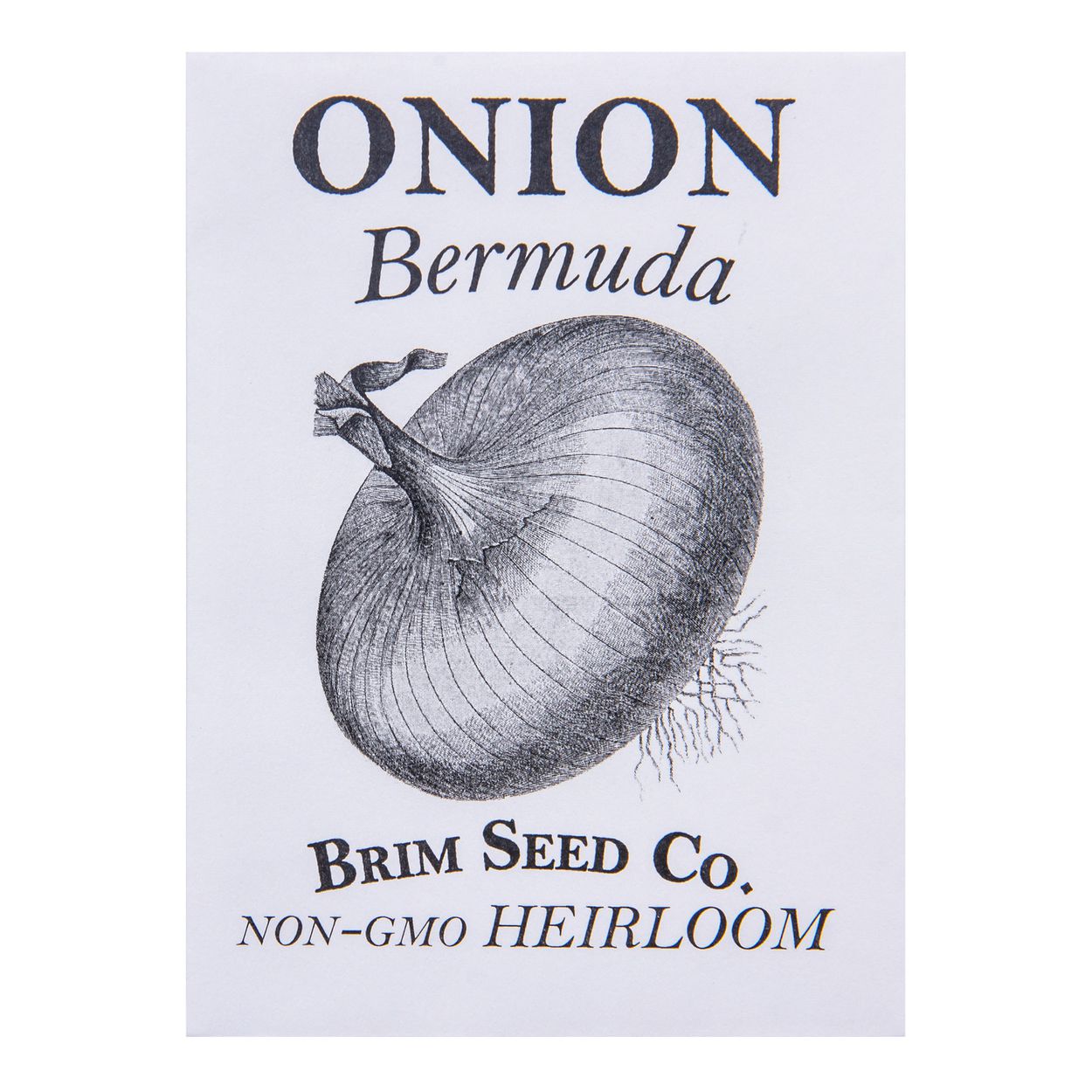 Brim Seed Co. - Crystal White Wax Bermuda Onion Heirloom Seed