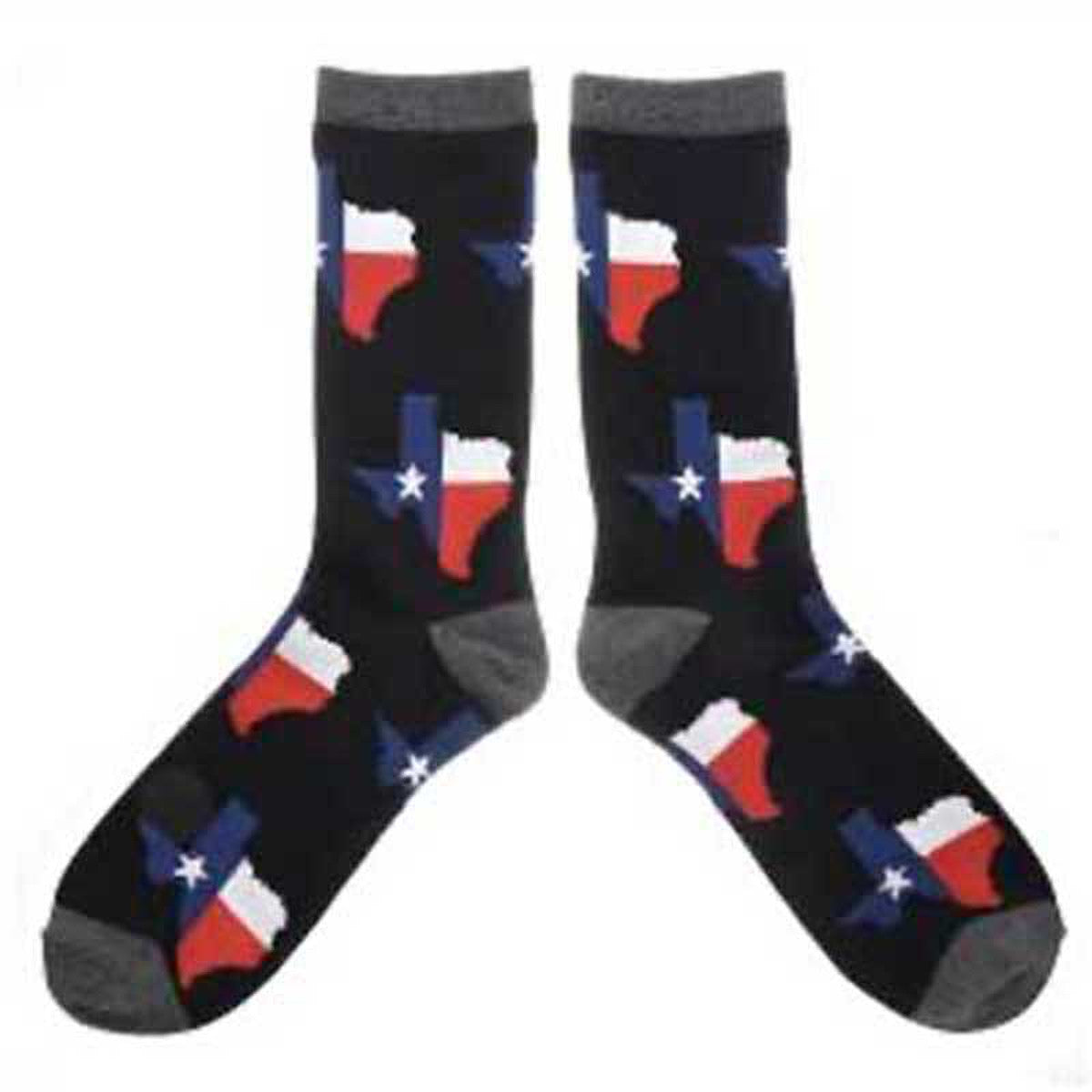 Robin Ruth - Black Texas Shape Socks