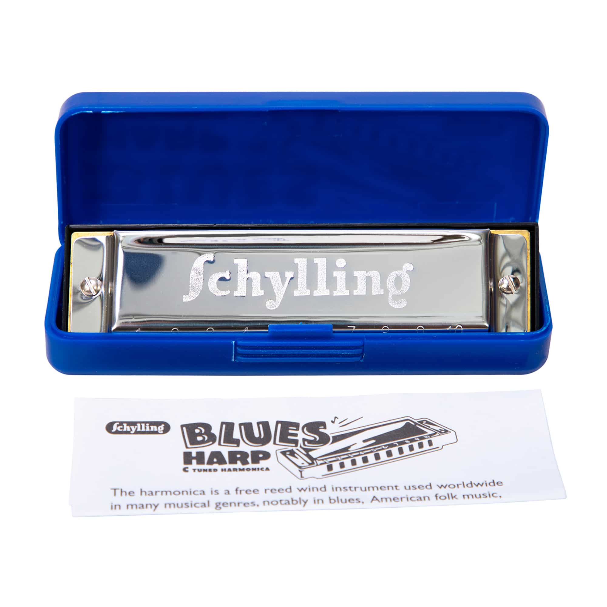 Schylling - Blues Harmonica w/Case