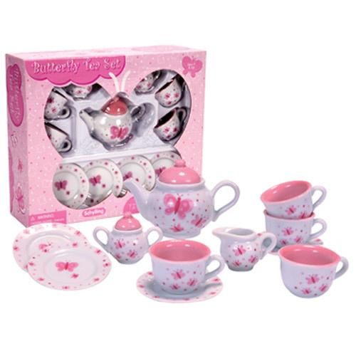 Schylling - Butterfly Porcelain Tea Set