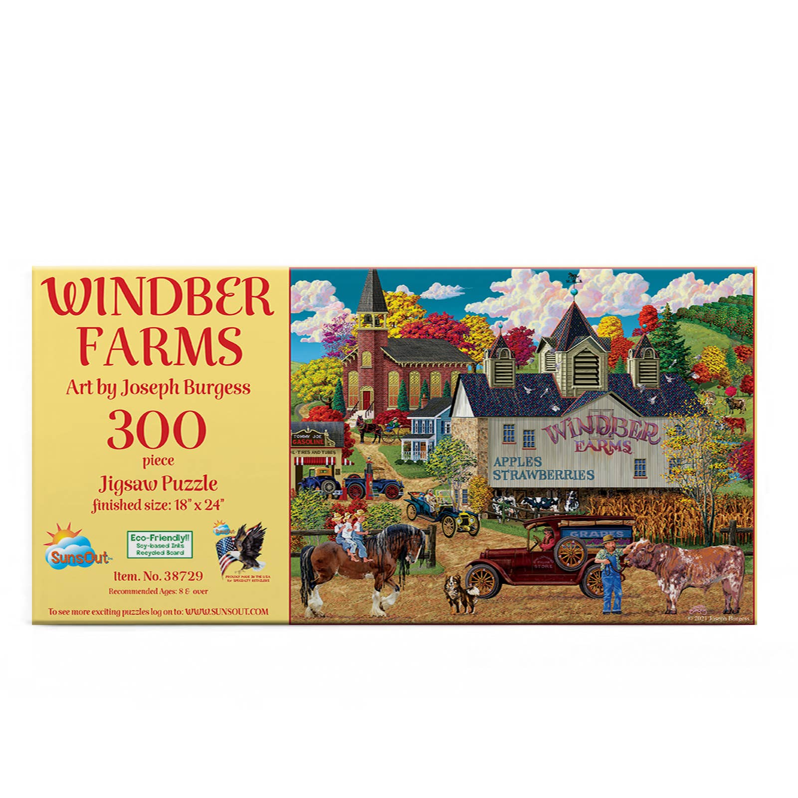 Windber Farms 300 piece puzzle completed image