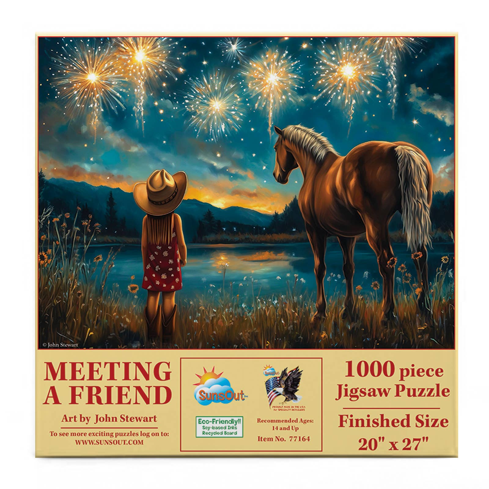 1392 Meeting a Friend 1000 pc Puzzle
