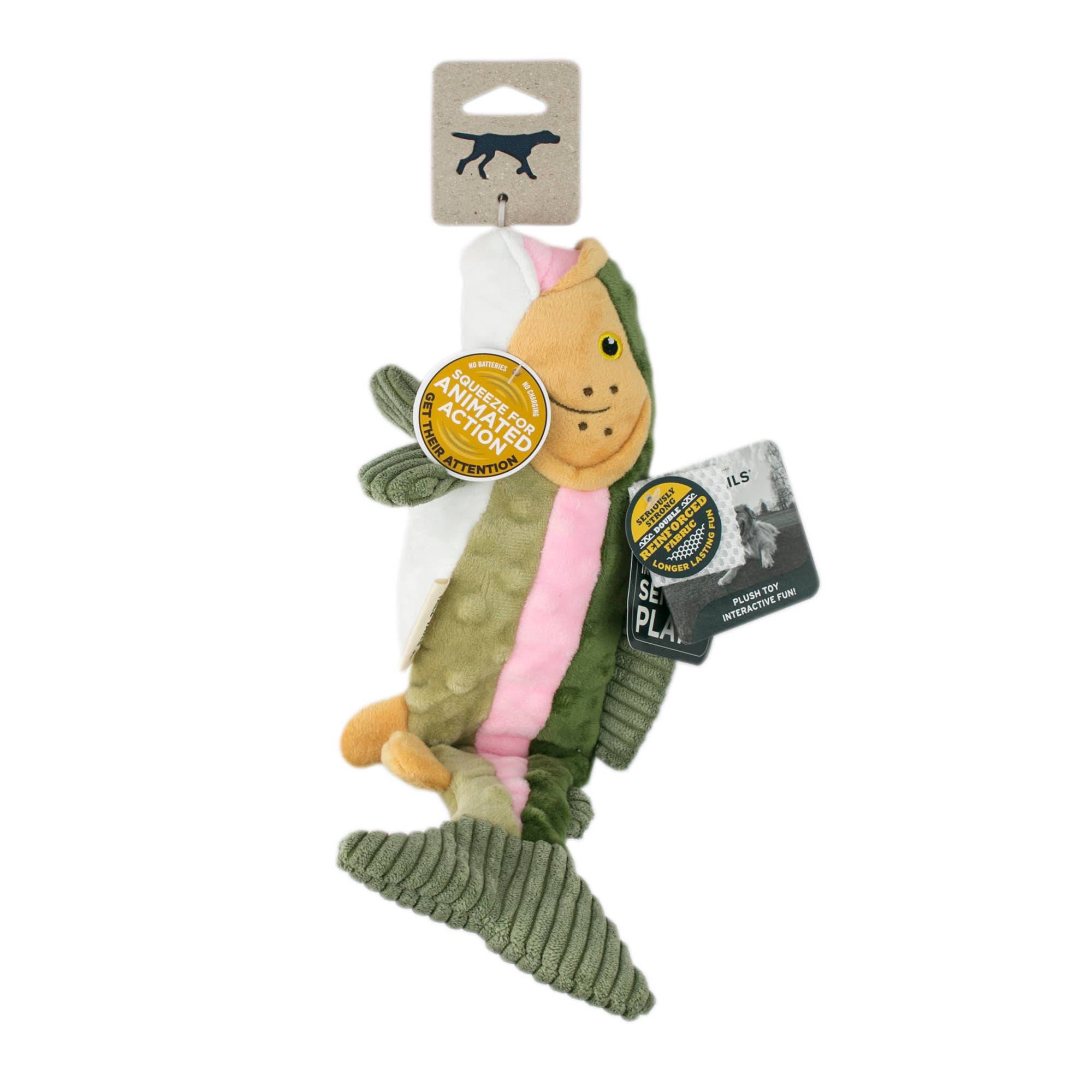 Tall Tails Animated Trout Toy Dog Toy