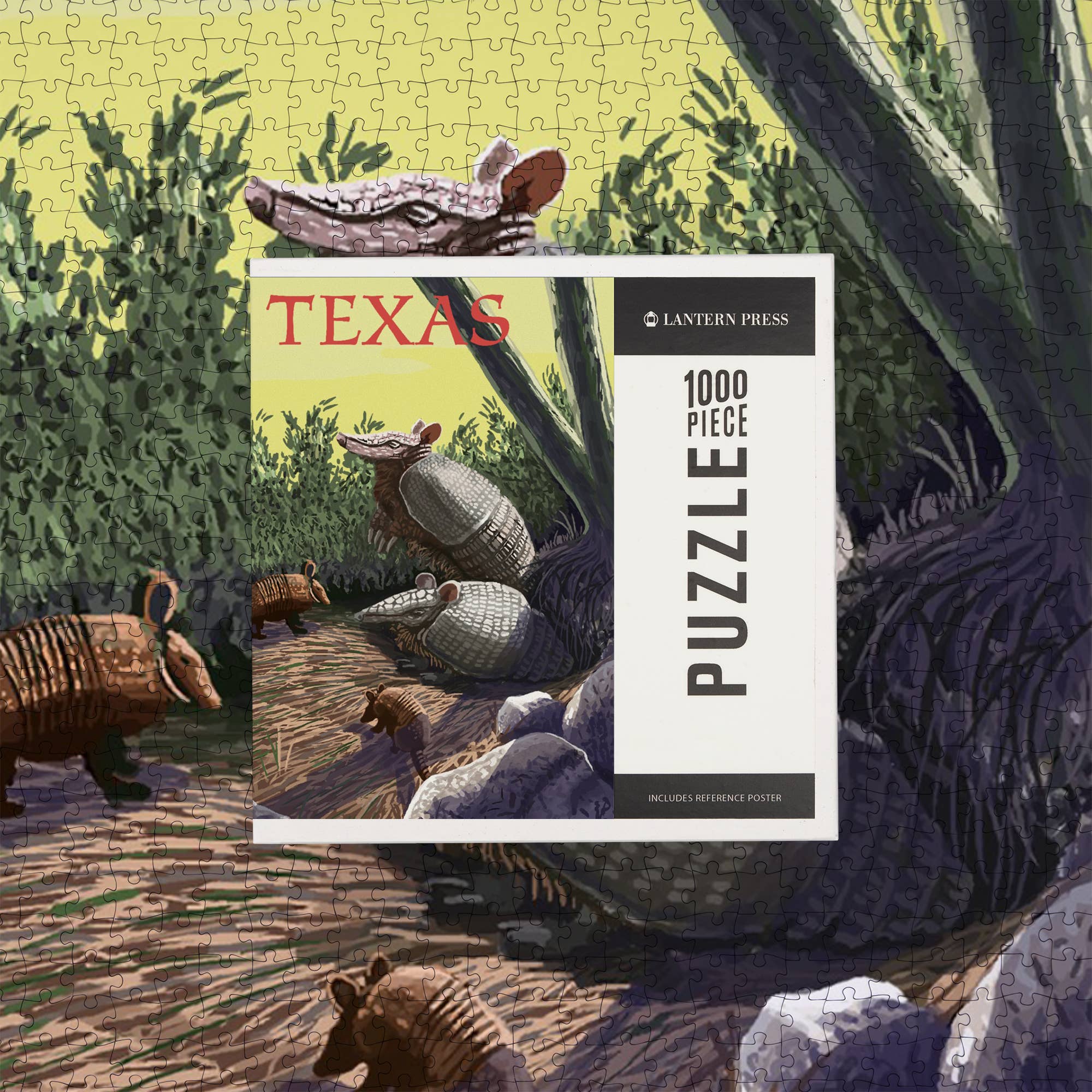1000 PIECE PUZZLE Texas, Armadillo