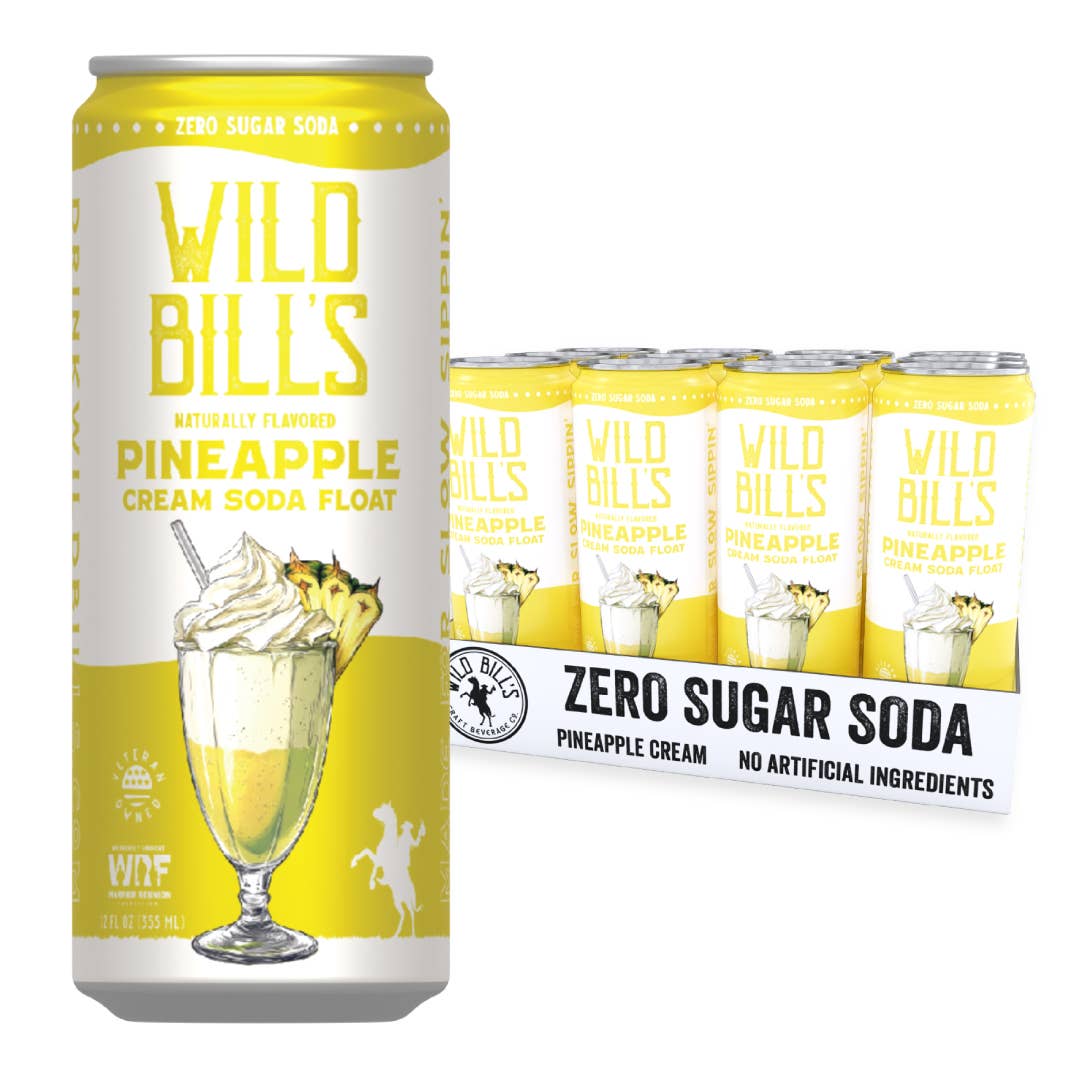 Pineapple: Zero Sugar Soda, Clean Ingredients