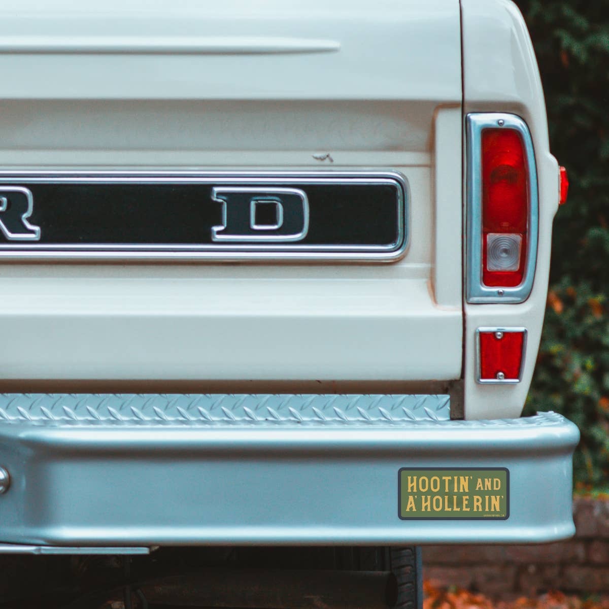 Hootin' And A' Hollerin' sticker detail view