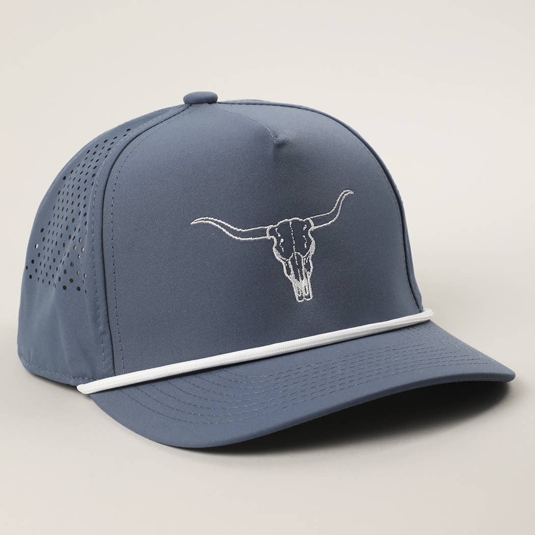 LONG HORN Embroidered Premium Materials Trucker Hat