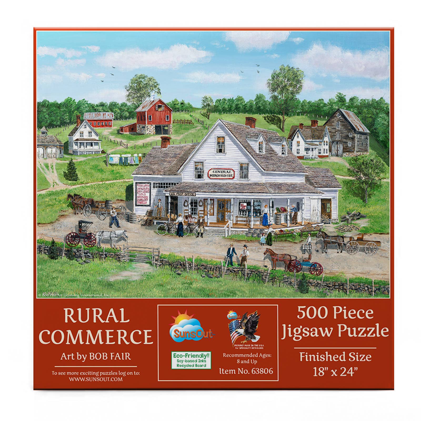 1118 Rural Commerce 500 pc Puzzle