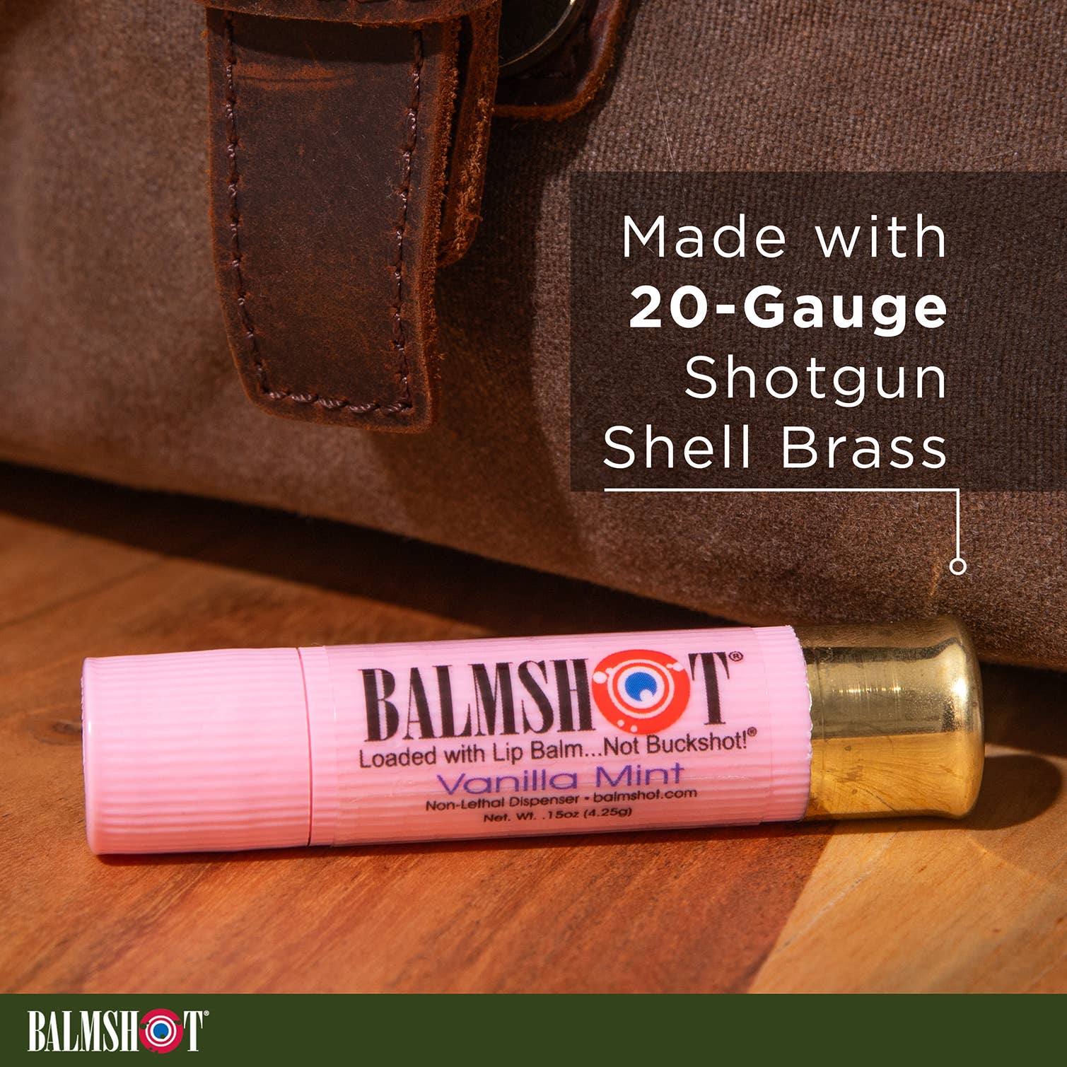 Shotgun Shell Lip Balm | Vanilla Mint | SPF 15 | 24 Pack