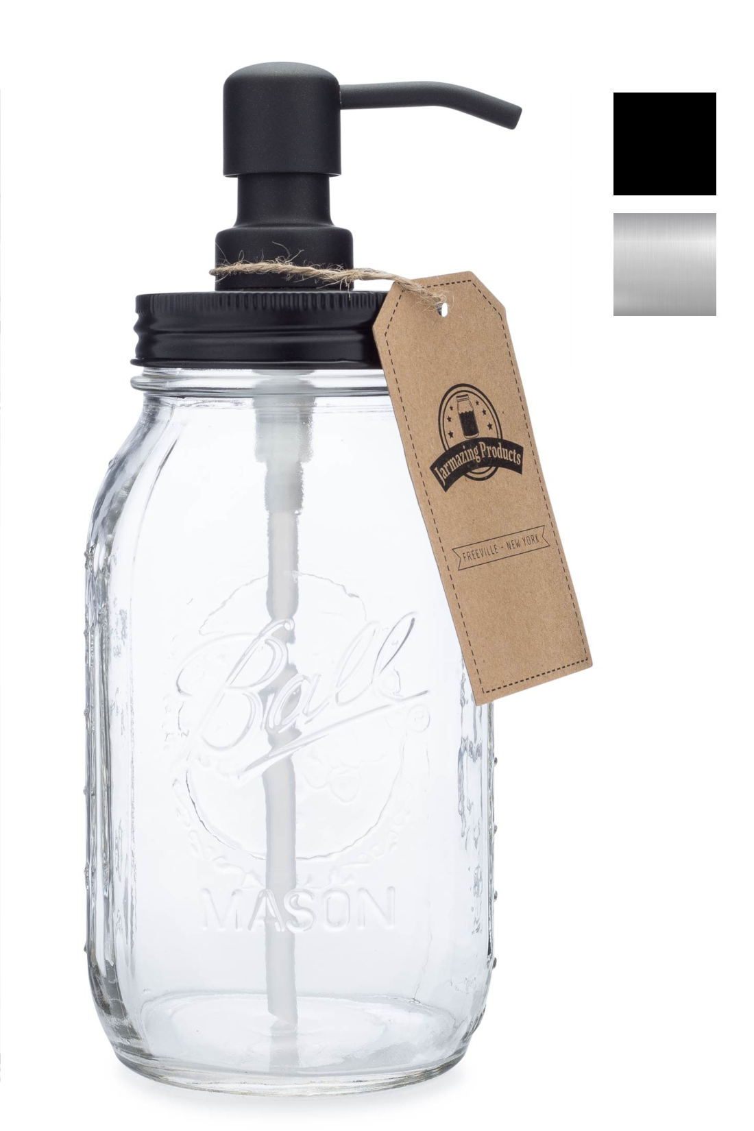 Quart mason jar soap and lotion dispenser 32oz